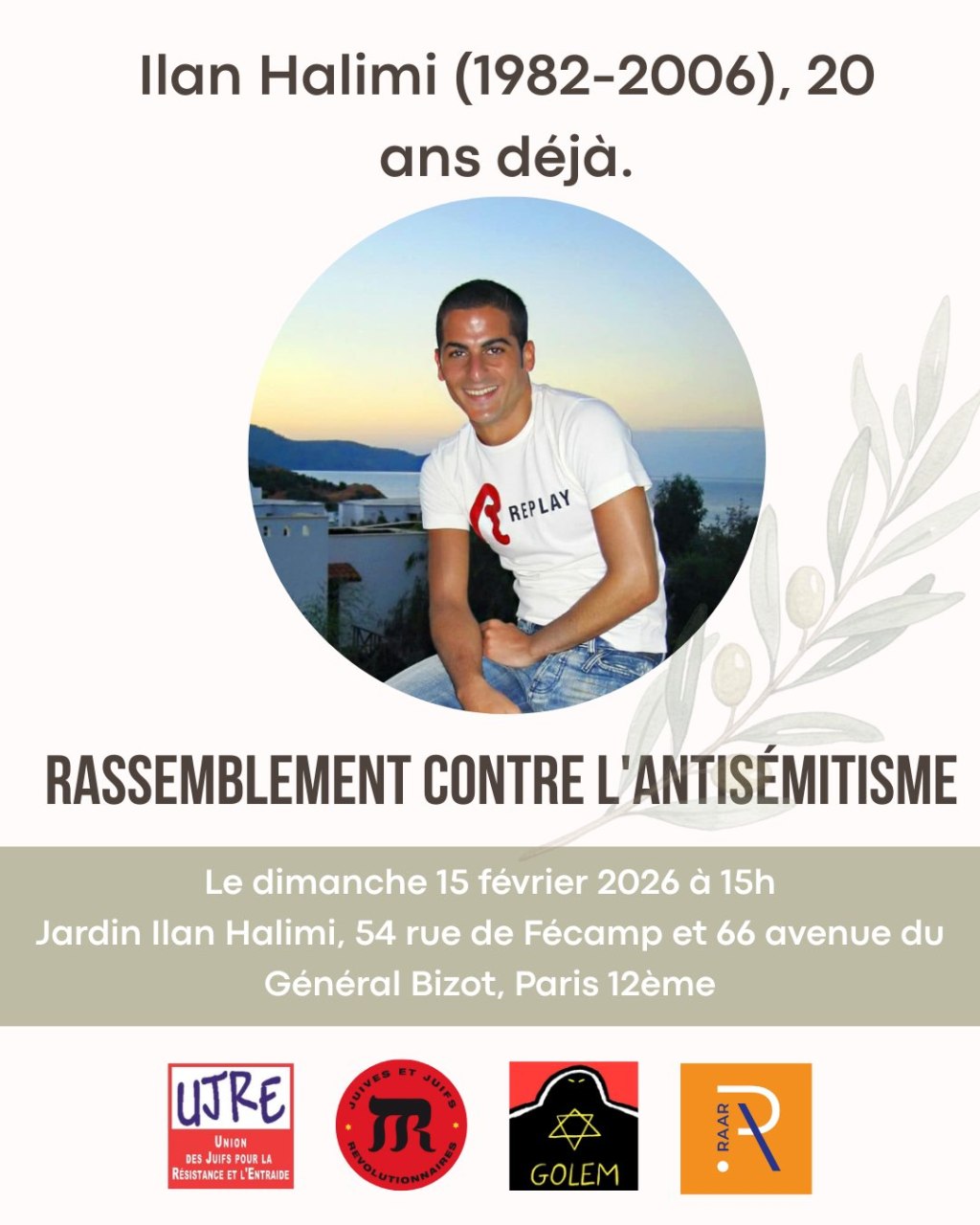 En mémoire d’Ilan Halimi, rassemblons-nous contre l’antisémitisme
